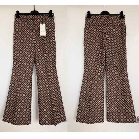 Gucci GG Logo Flare Pants - Picture 7 of 16